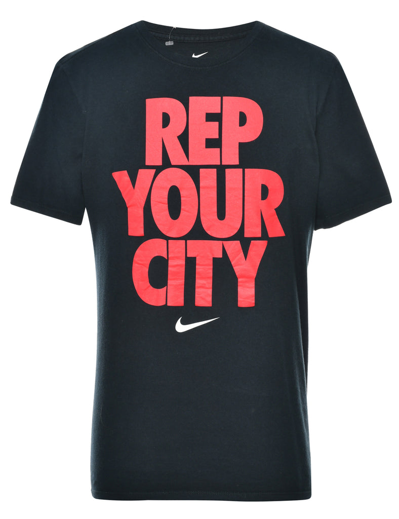 Nike Rep Your City Printed T-shirt - S