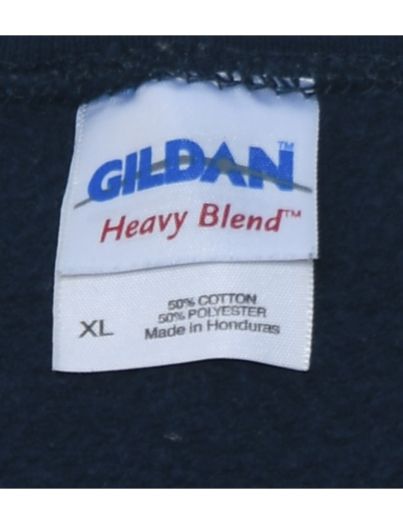 North Tahoe Alumni Navy & White Printed Sweatshirt - XL