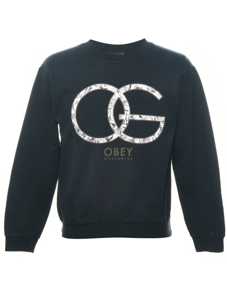 Obey Printed Sweatshirt - S
