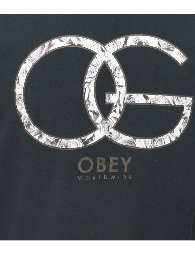 Obey Printed Sweatshirt - S