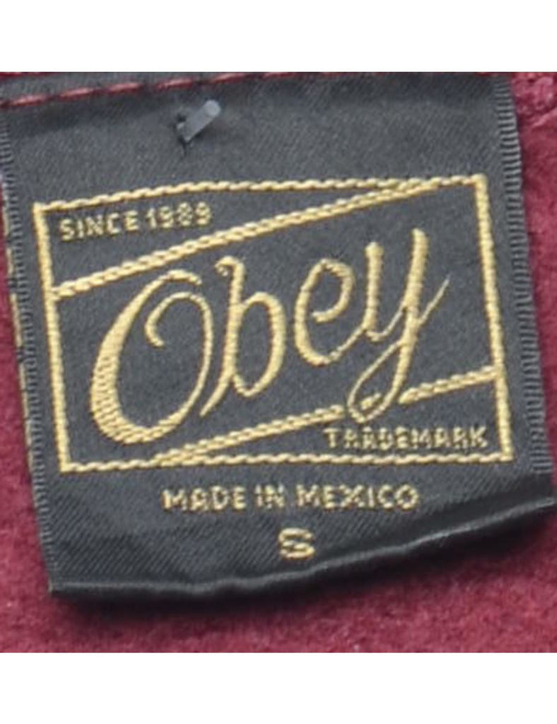 Obey Printed Sweatshirt - S