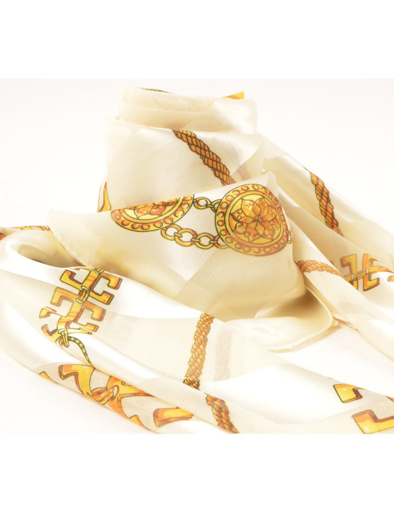 Off White Nautical Scarf - L