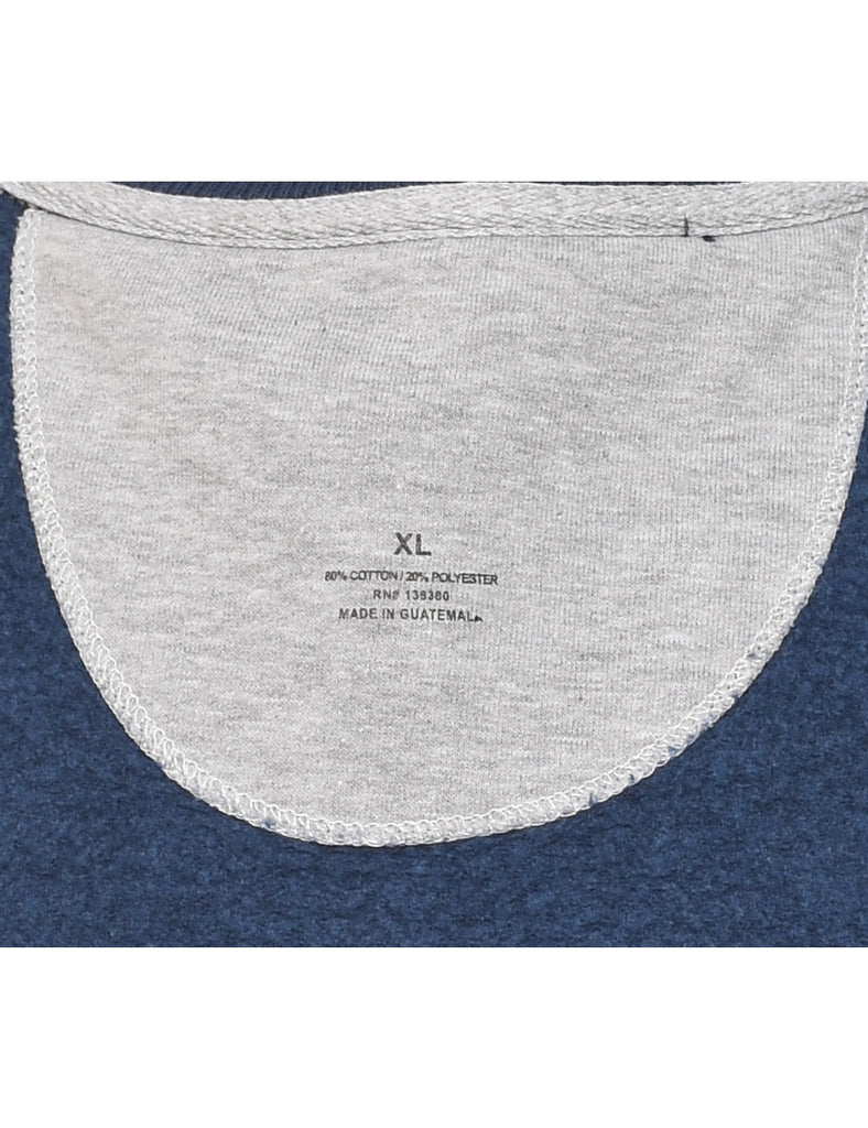 Old Dominion Monarchs Printed Light Blue & Navy Sweatshirt - XL