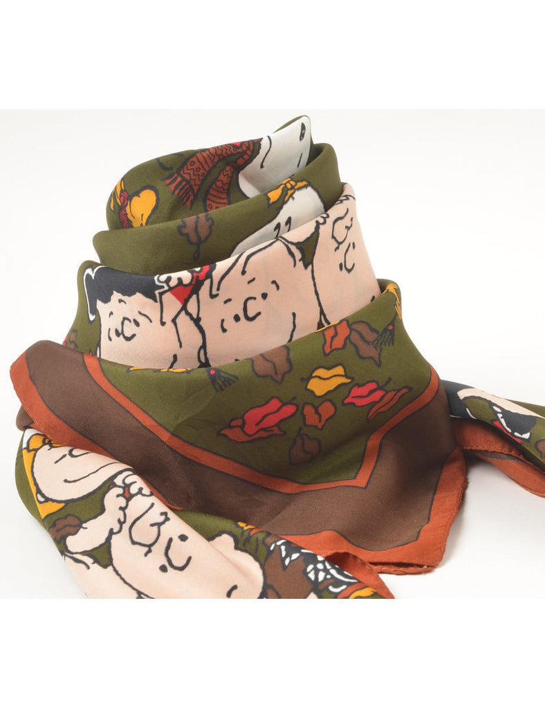 Olive Green Head Scarf - XL