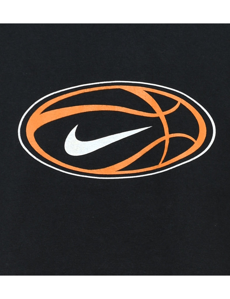Orange & Black Nike Basketball Vest.  - M