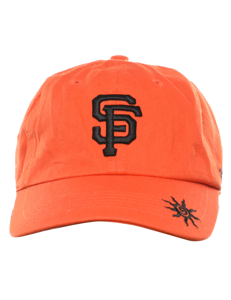 Orange Embroided Cap - XS