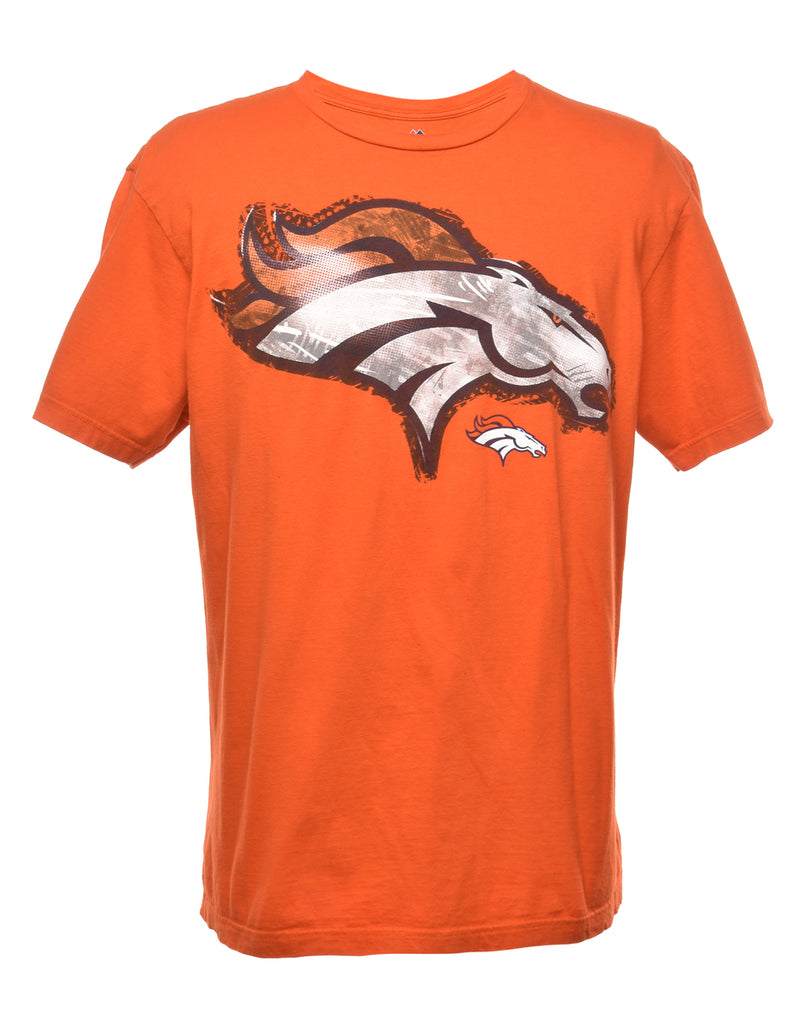 Orange Printed T-shirt - XL