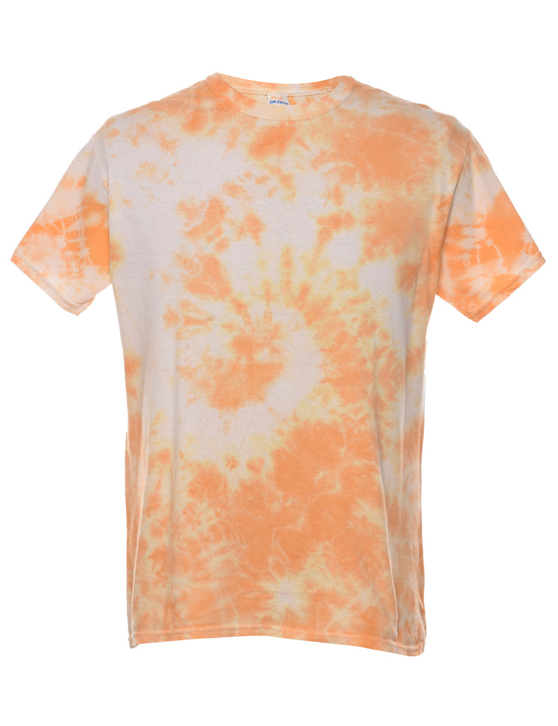 Orange Tie Dye T-shirt - M