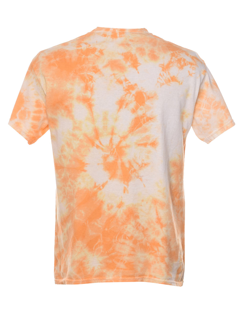 Orange Tie Dye T-shirt - M