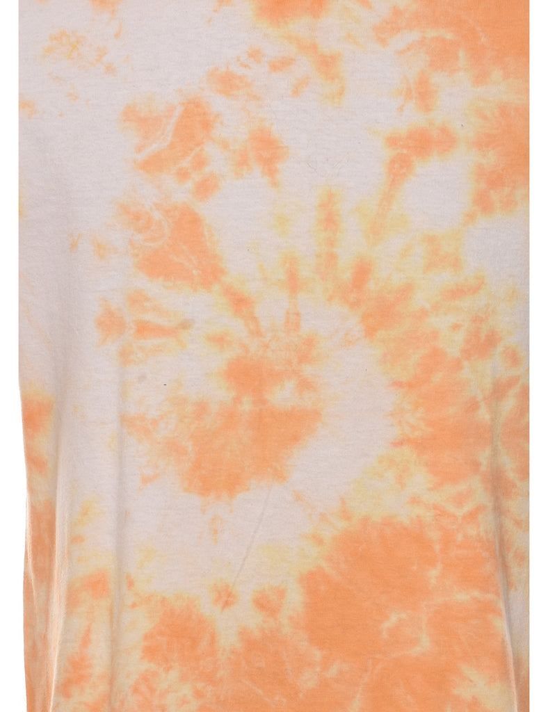 Orange Tie Dye T-shirt - M