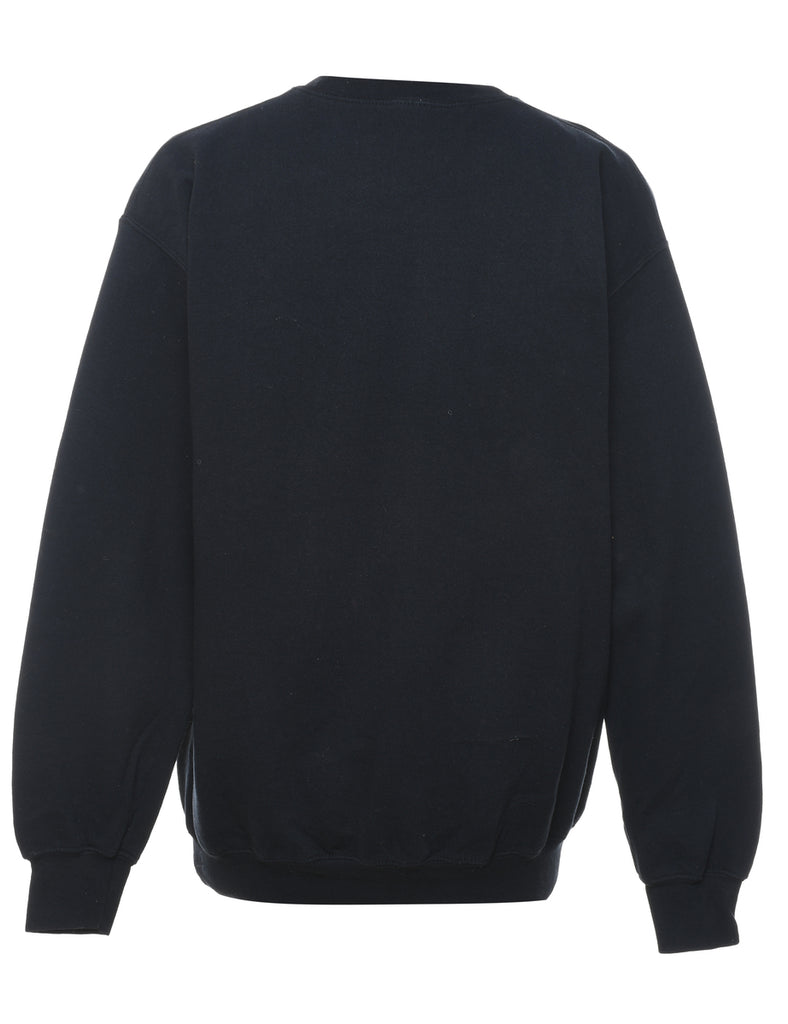 Orlando Florida Black Embroidered Sweatshirt - M