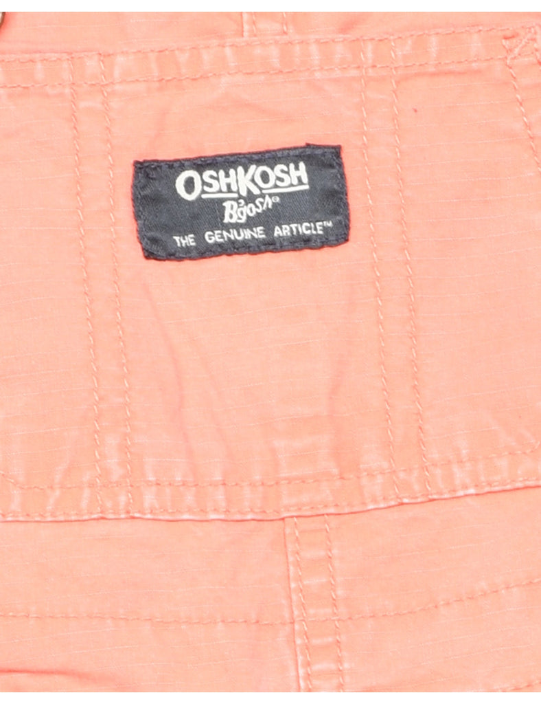 Osh Kosh B'Gosh Coral Dungarees - 12 MONTHS