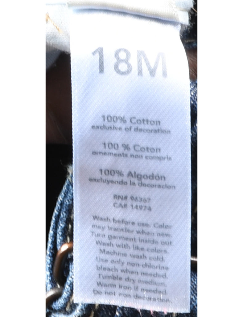 Osh Kosh B'Gosh Dark Wash Dungarees - 18 MONTHS