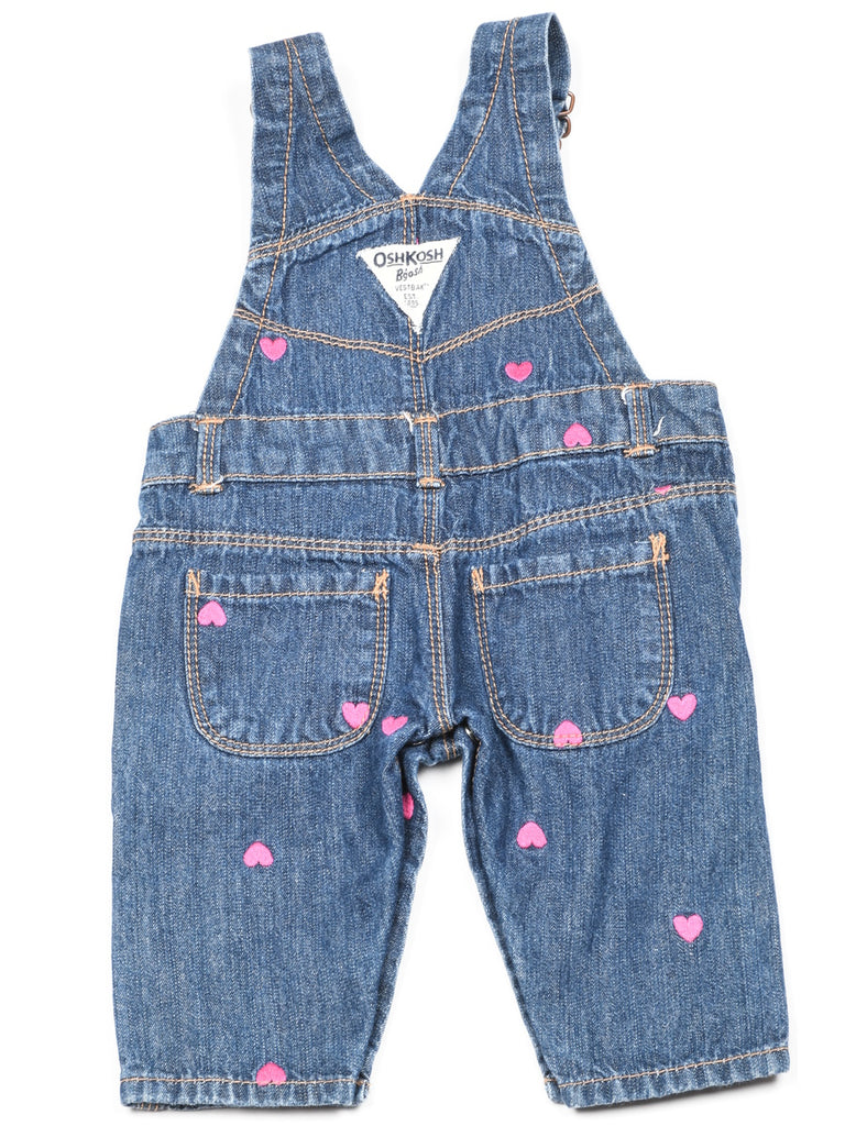 Osh Kosh B'Gosh Heart Design Dungarees - 3 MONTHS