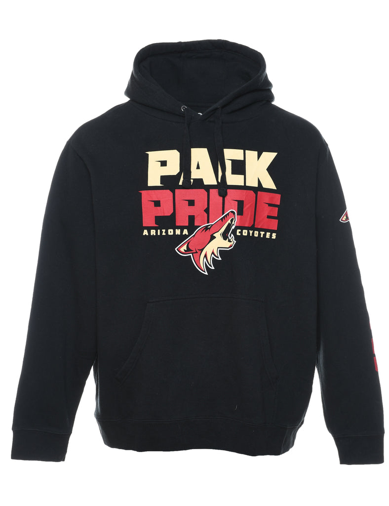 Pack Pride Black, Yellow & Red Printed Hoodie - XL