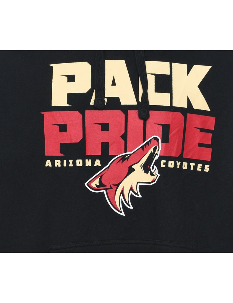 Pack Pride Black, Yellow & Red Printed Hoodie - XL