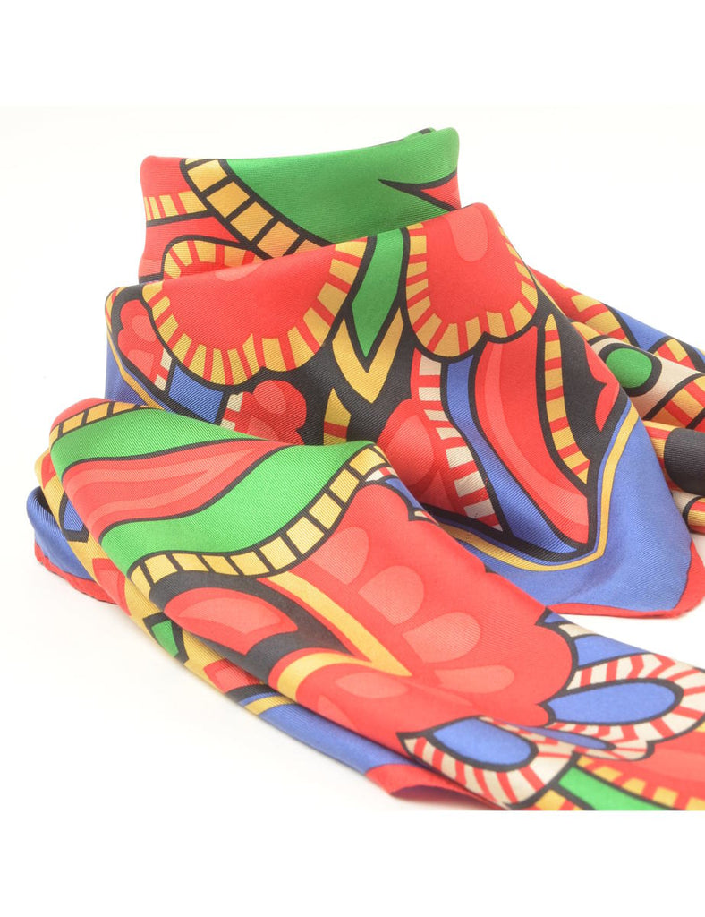 Paisley Print Head Scarf - L