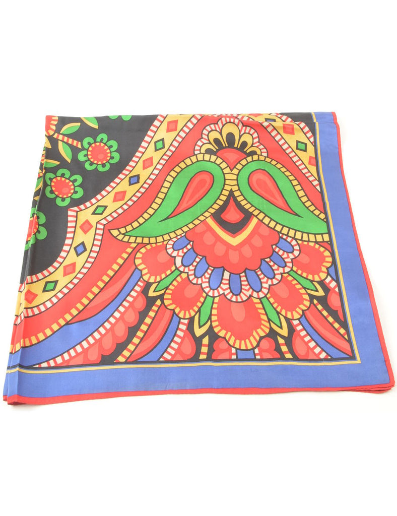 Paisley Print Head Scarf - L