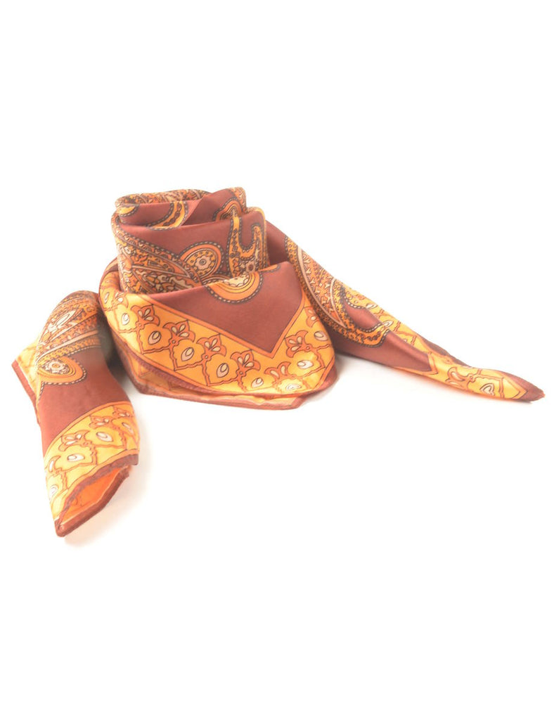Paisley Print Scarf - M