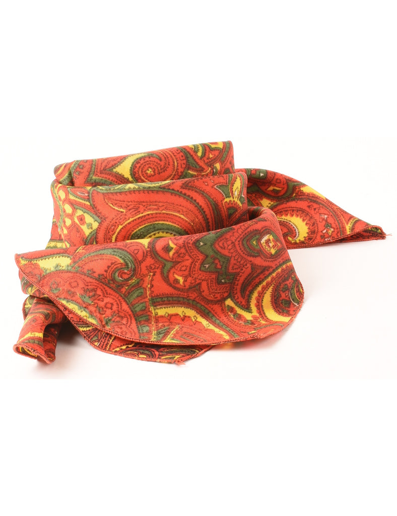 Paisley Print Scarf - M