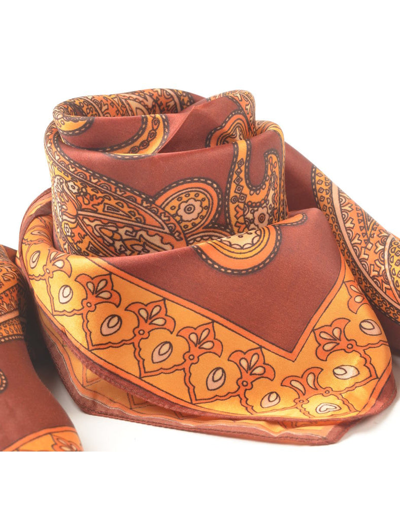 Paisley Print Scarf - M