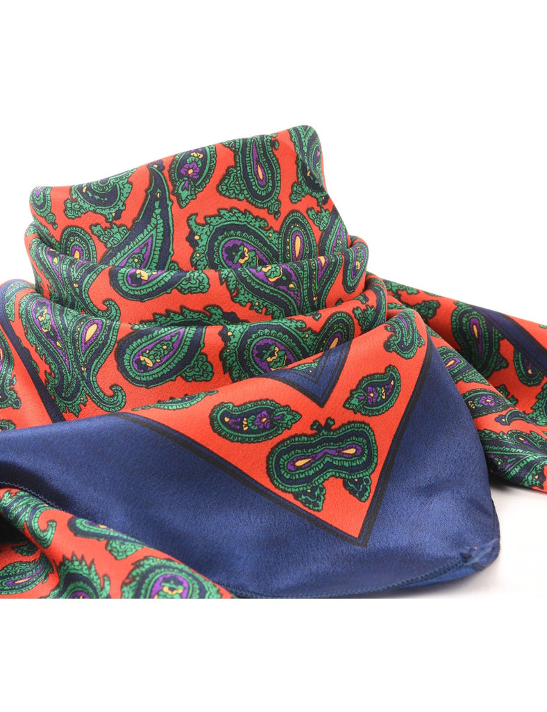 Paisley Print Scarf - M