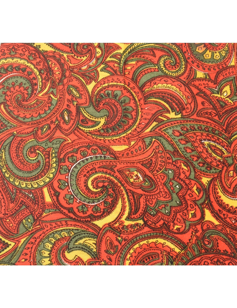 Paisley Print Scarf - M