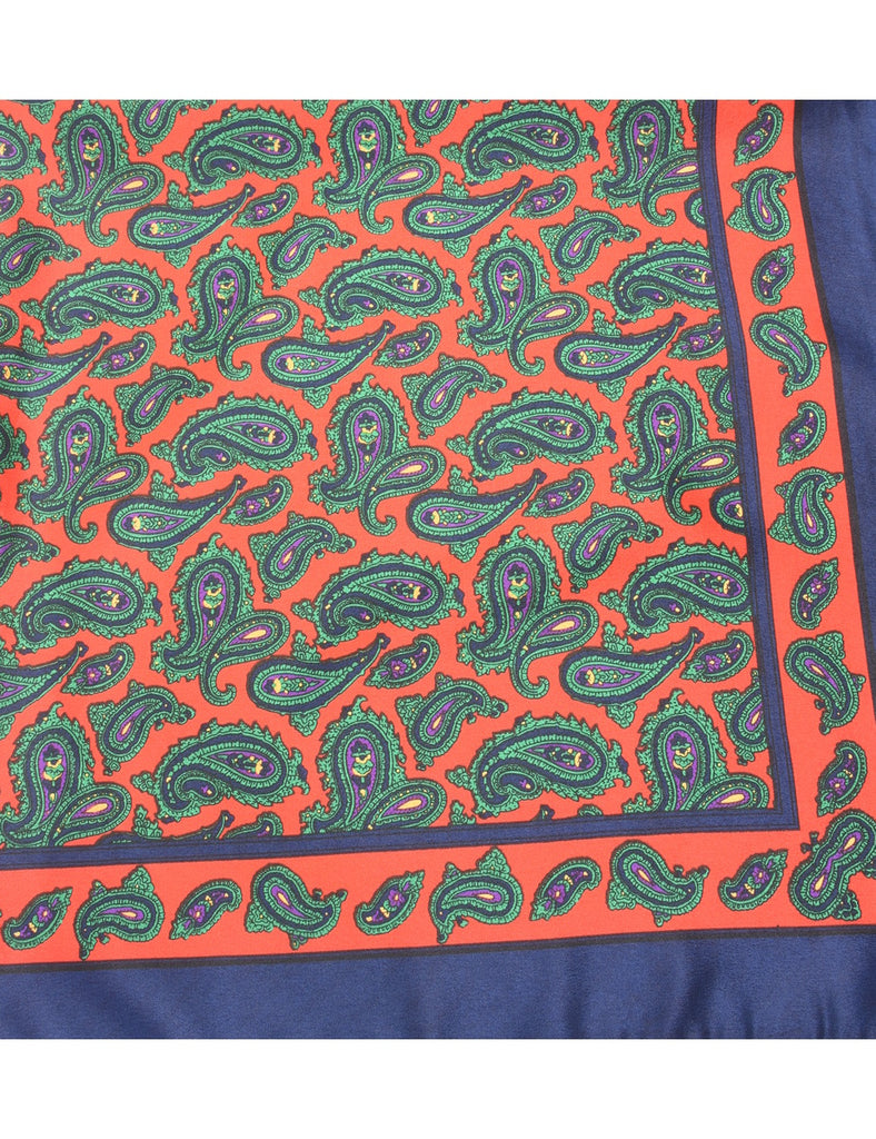 Paisley Print Scarf - M