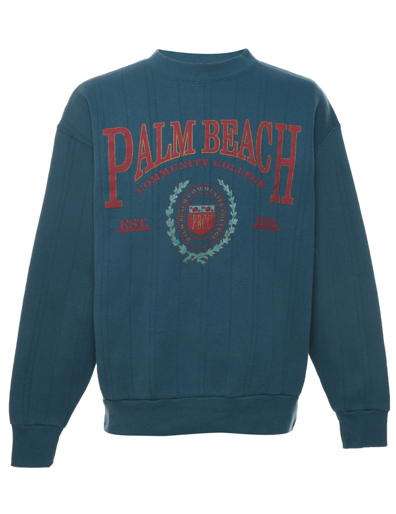 Palm Beach Printed Sweatshirt - L
