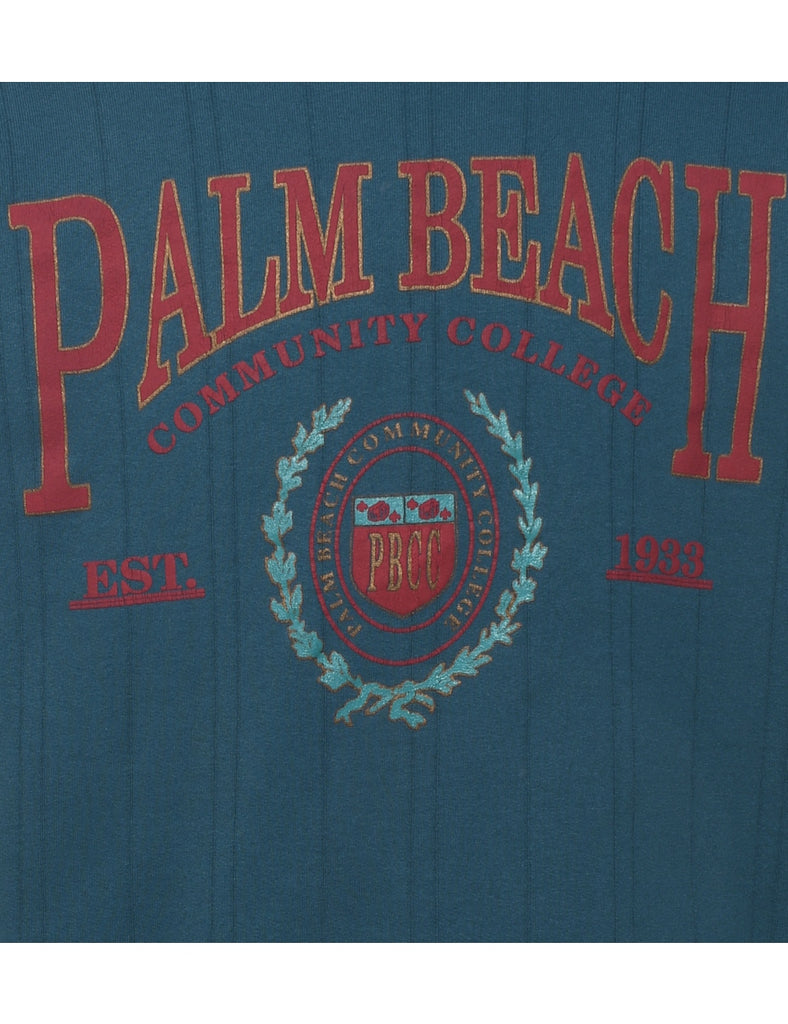 Palm Beach Printed Sweatshirt - L