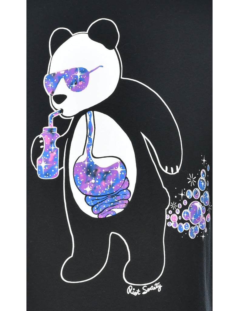 Panda Cartoon T-shirt - XL