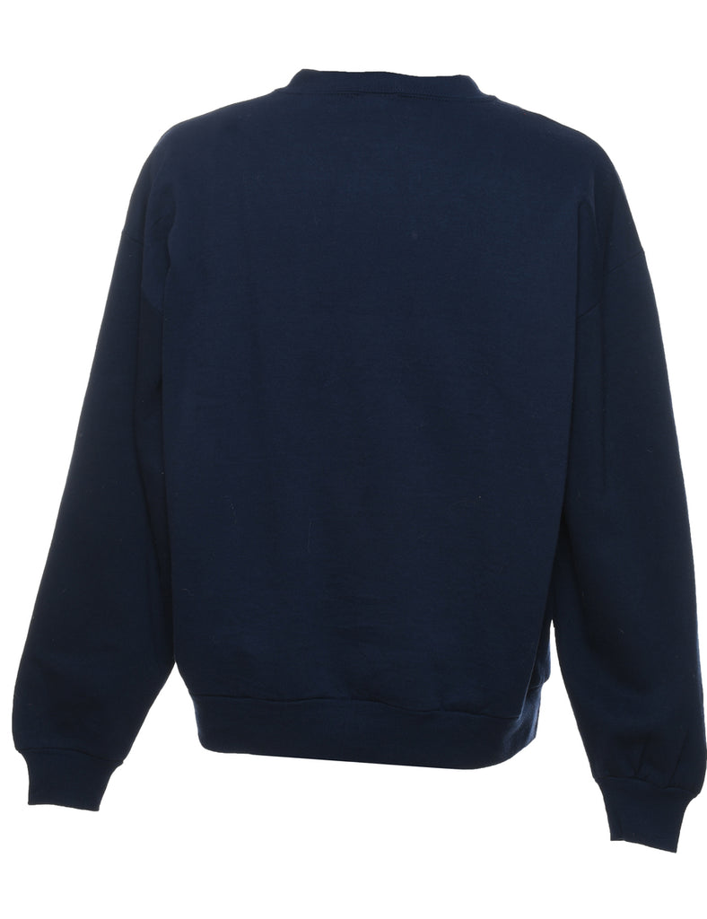 Papa Is My Name Spoiling Is My Game Printed Sweatshirt - XL