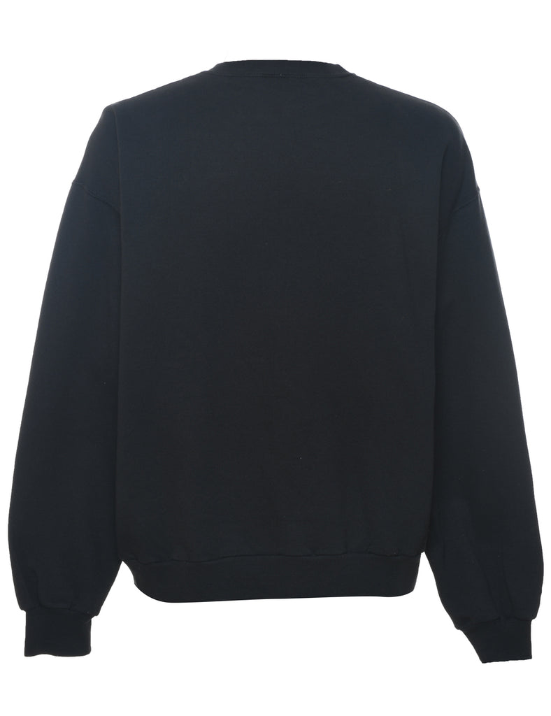 Paradise Printed Black & Red Sweatshirt - L