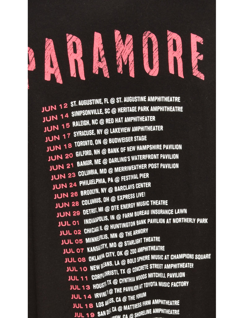 Paramore Black Band T-shirt - L