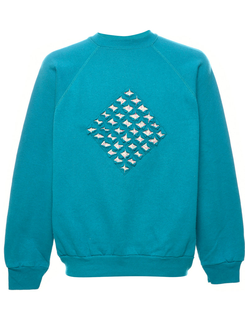 Patchwork Sweatshirt - L
