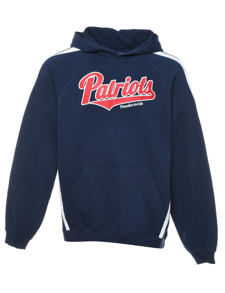Patriots Powdersville Navy & Red Printed Hoodie - L