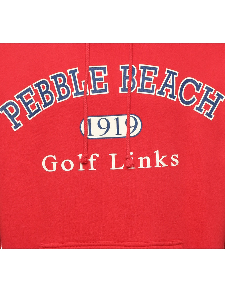 Pebble Beach Golf Links Printed Hoodie - L