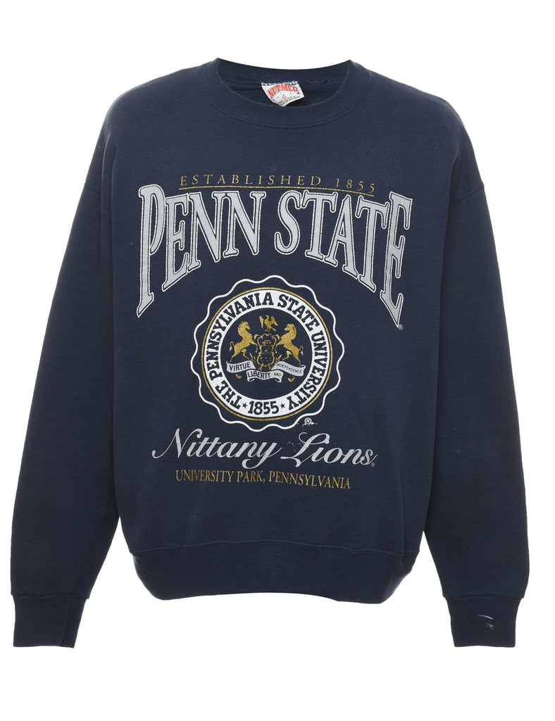 Penn State Navy Printed Sweatshirt - XL