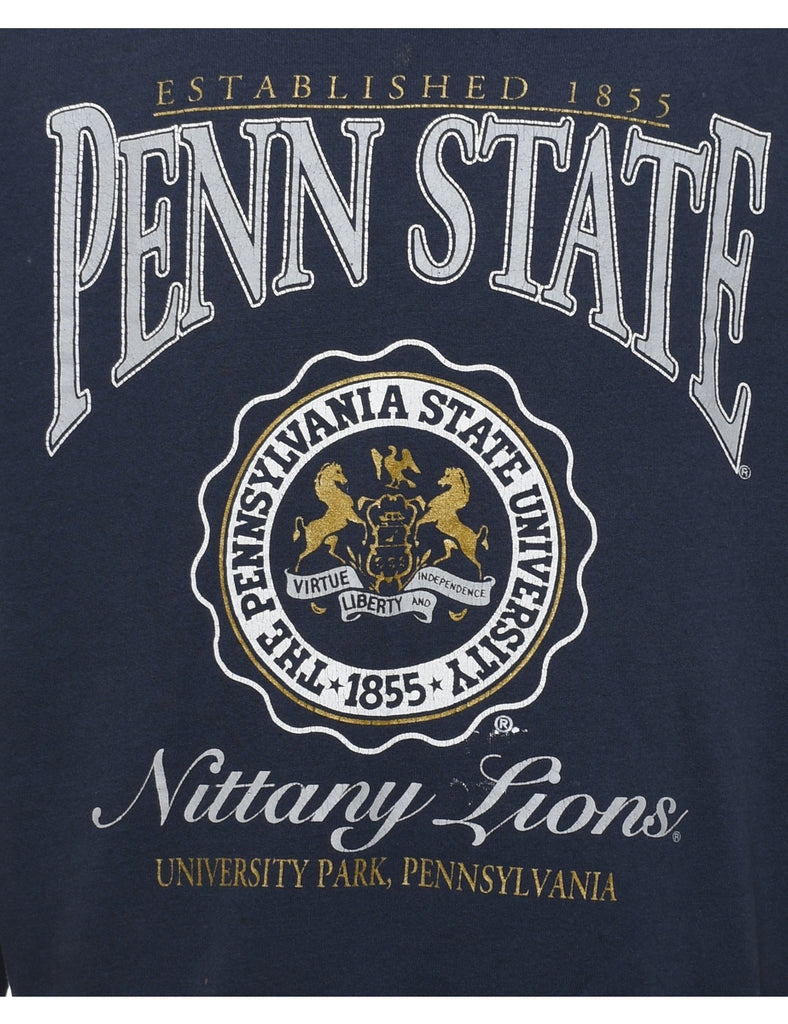 Penn State Navy Printed Sweatshirt - XL