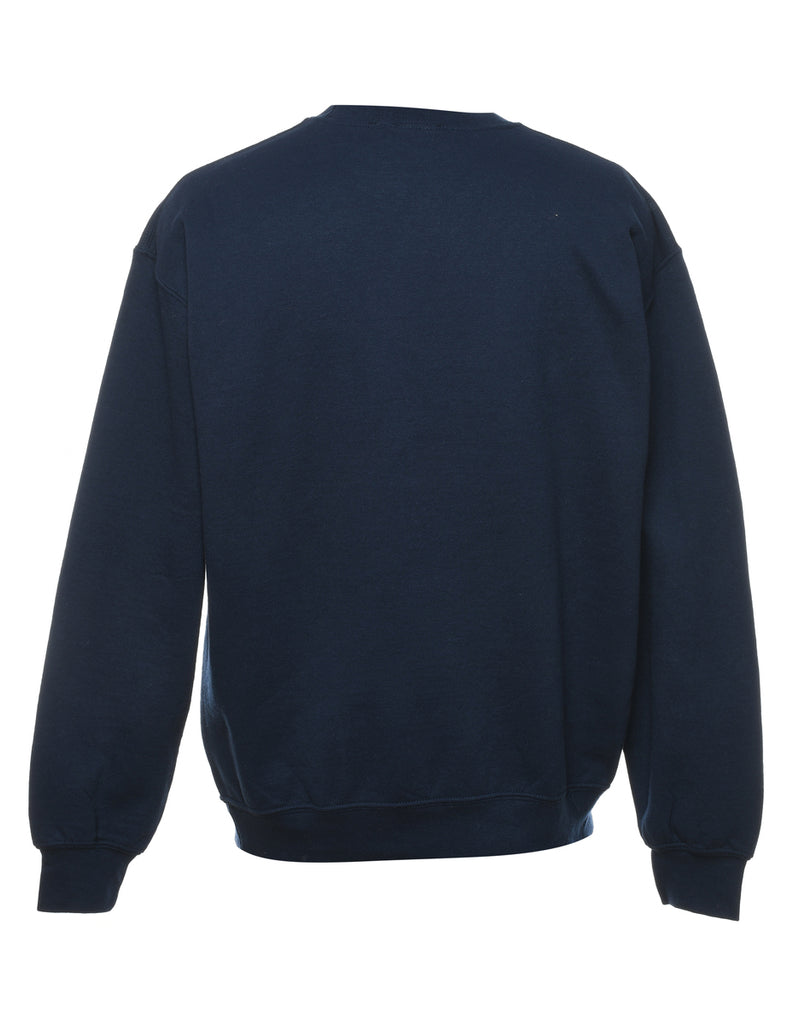 Pepperdine University Navy & Orange Design Sweatshirt - M