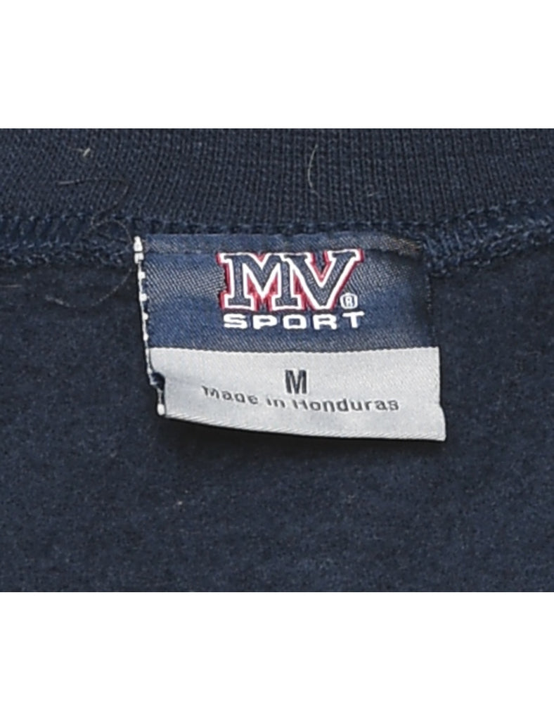 Pepperdine University Navy & Orange Design Sweatshirt - M