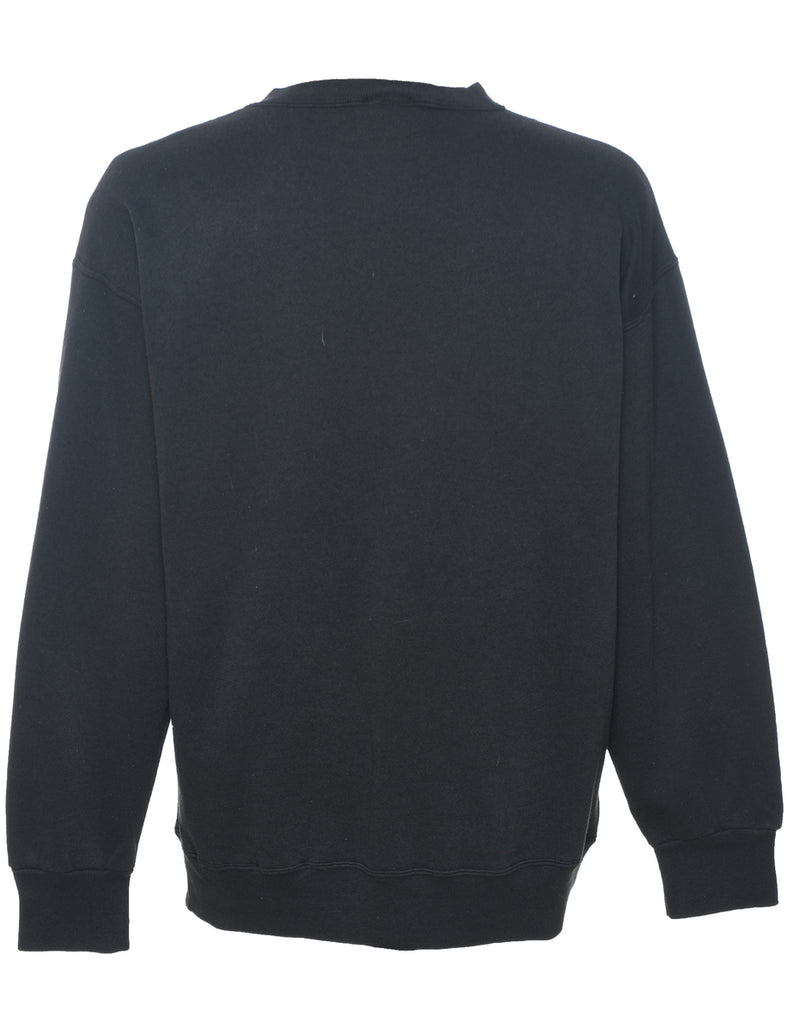 Philadelphia Flyers Embroidered Black & Orange Sweatshirt - L