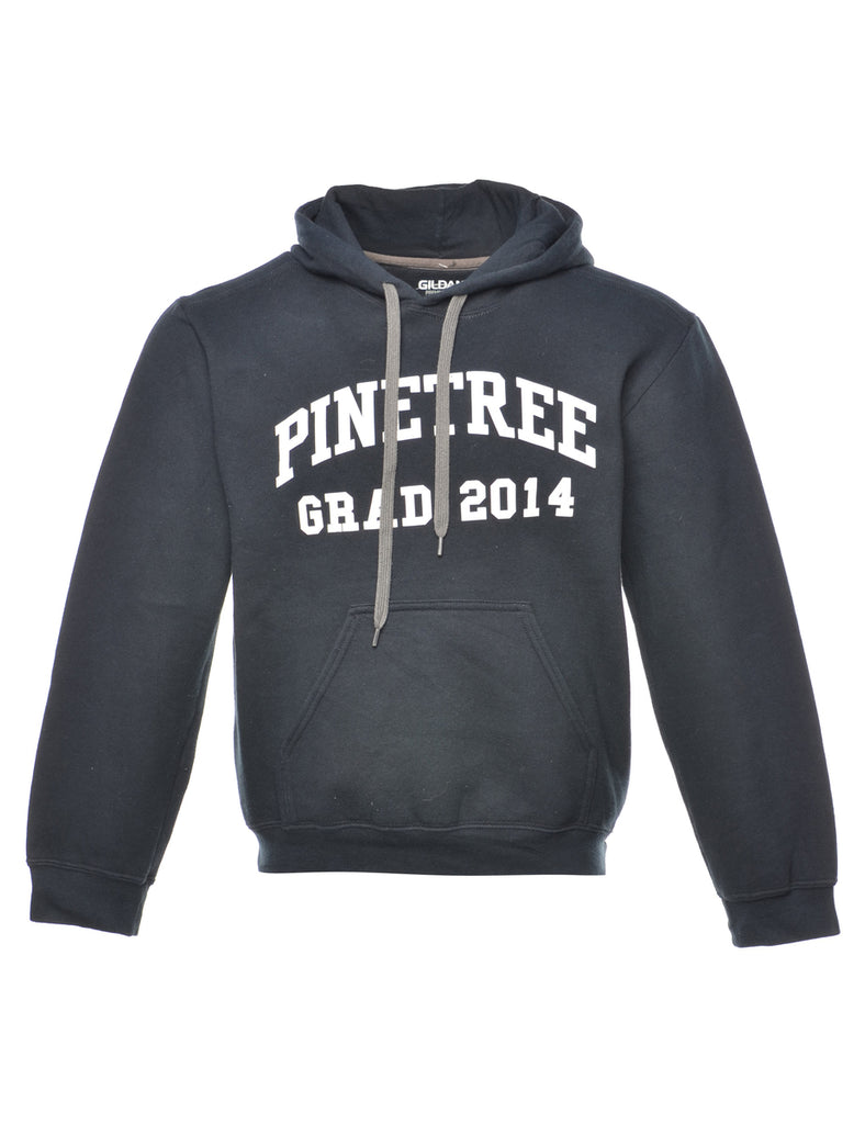 Pinetree Black & White Printed Hoodie - S