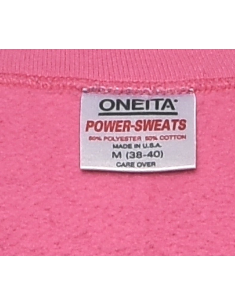 Pink Gatorback Nationals Printed Sweatshirt - M