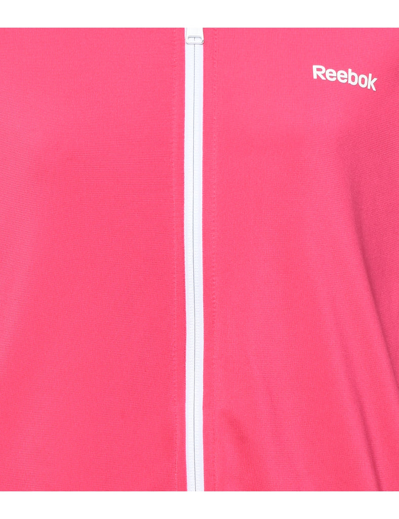 Pink & Grey Reebok Vintage Track Top - L