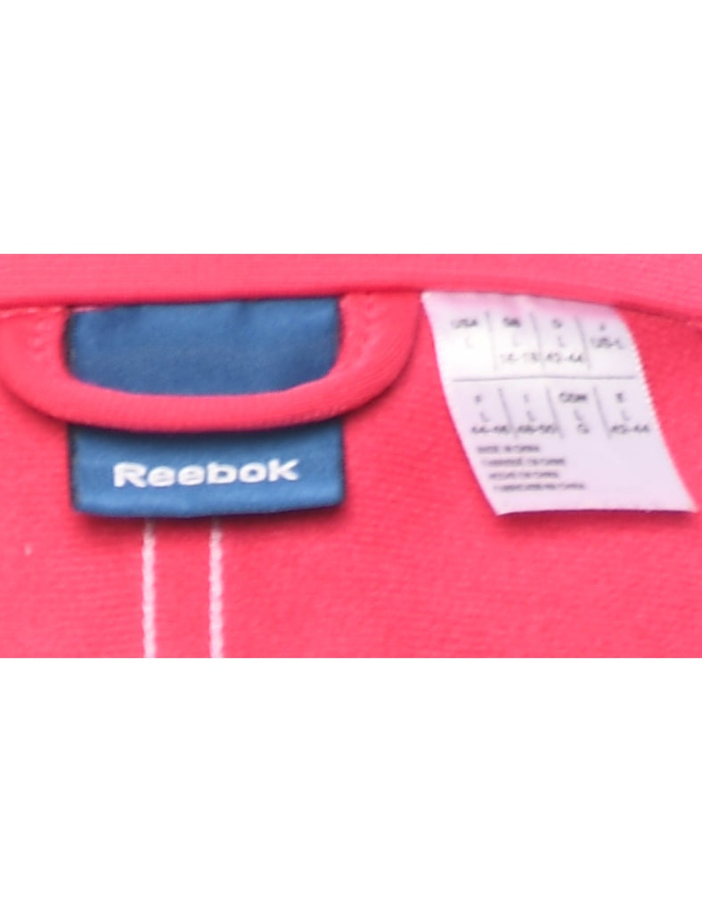 Pink & Grey Reebok Vintage Track Top - L
