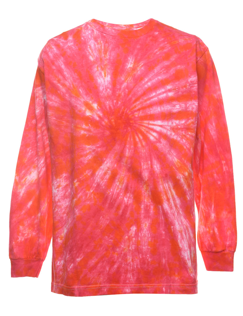 Pink & Orange Long Sleeve T-Shirt - M
