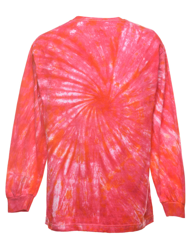 Pink & Orange Long Sleeve T-Shirt - M