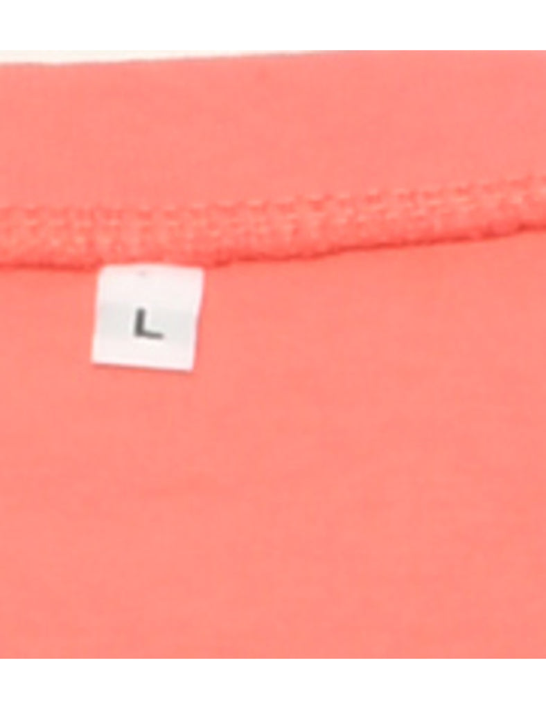 Pink Printed T-shirt - L