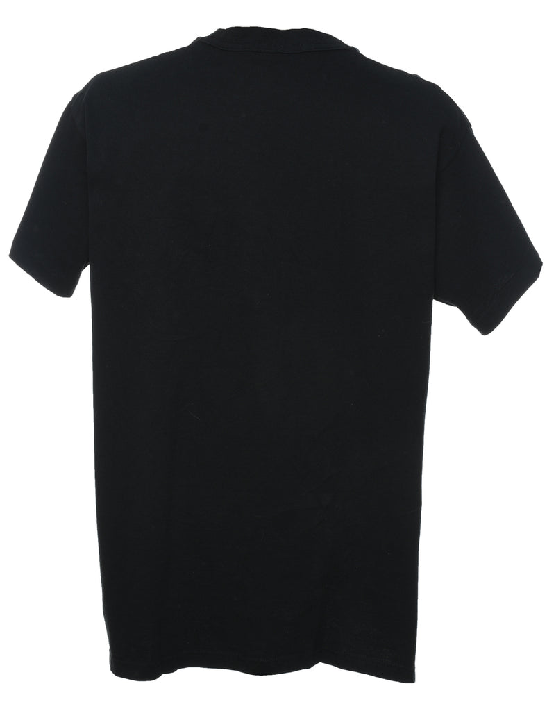 Pittsburgh Steelers Black 1990s Printed T-shirt - XL